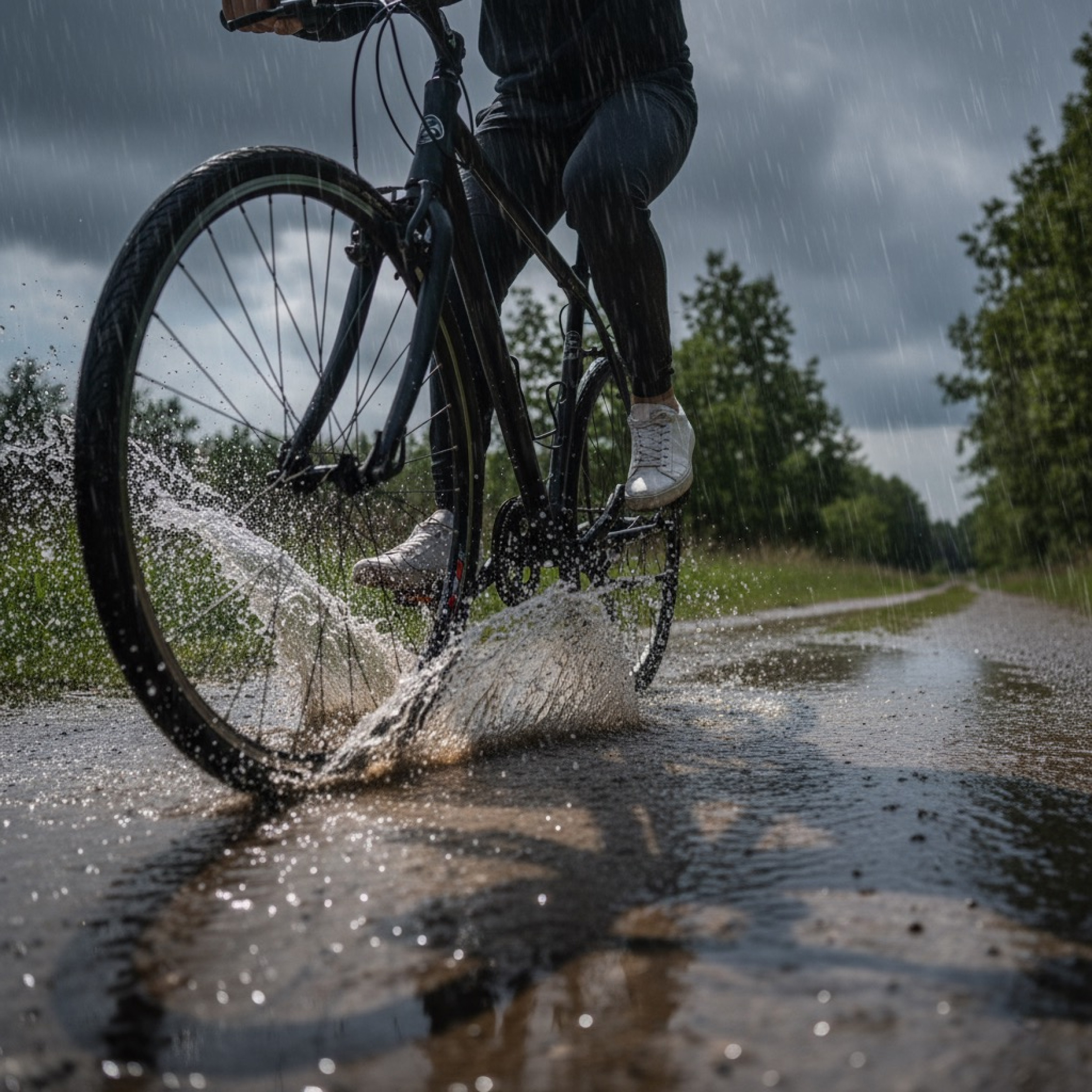 Rainy ride